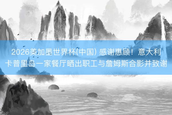 2026美加墨世界杯(中国) 感谢惠顾！意大利卡普里岛一家餐厅晒出职工与詹姆斯合影并致谢