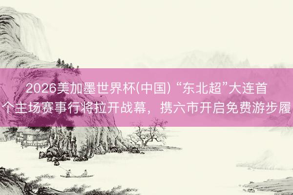 2026美加墨世界杯(中国) “东北超”大连首个主场赛事行将拉开战幕，携六市开启免费游步履